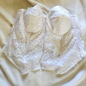 Vintage Lace Bustier/ Corset